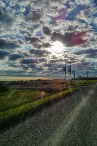 Sunrise Serenity on Gravel Roads 🌅