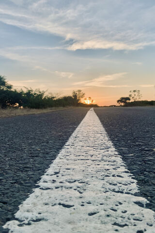 Chasing the Horizon: A Sunset Journey 🌅