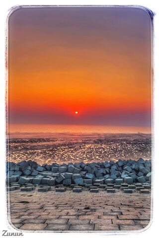 Sunset At Akhilpur