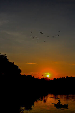 Sun Set In India