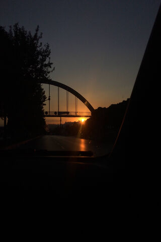 Golden Hour at Sunset Bridge 🌅🌉
