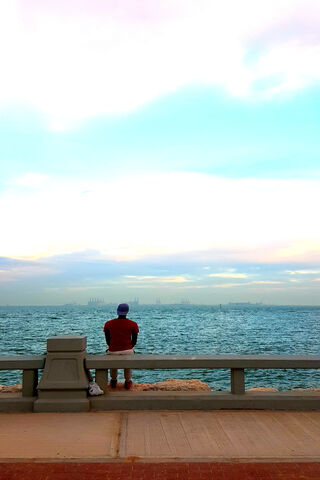 Gazing at the Horizon 🌊✨