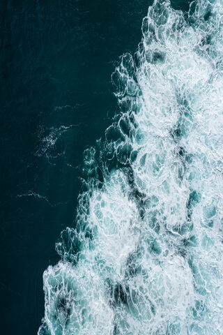 Ocean's Whisper: Aerial Blues