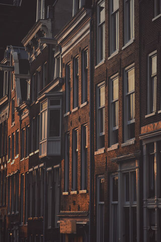 Golden Glow Over Amsterdam