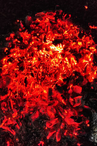 Glowing Remnants: The Beauty of Coal Ash 🔥✨