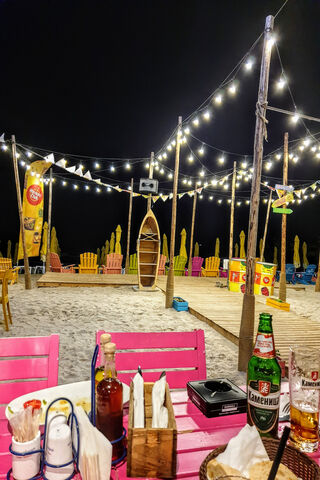 Nighttime Bliss by the Shore 🌊✨