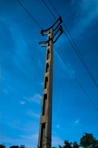 Skyward Sentinel: The Electric Pole