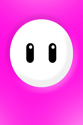 Playful Pink Face of Fall Guys 🎮💖