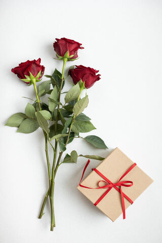 Romantic Surprise: Roses and Gifts 🌹🎁