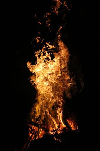 Dancing Flames: The Heart of Fire 🔥