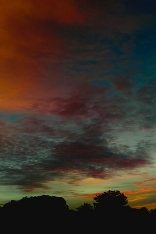 Golden Cloudy Sunset