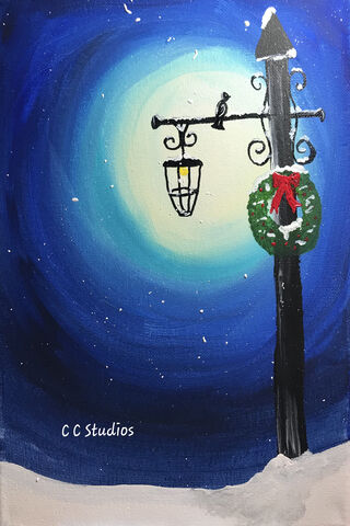 Winter's Glow: A Lantern's Embrace