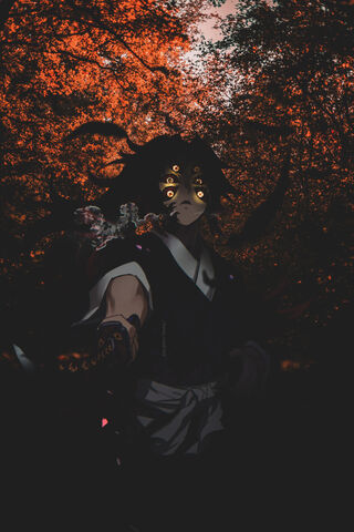 Kokushibo: The Eerie Elegance of Darkness 🌌🗡️