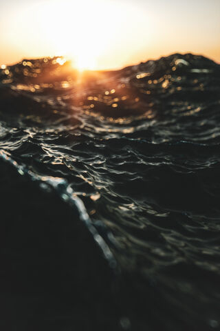 Ocean Wave Sunset