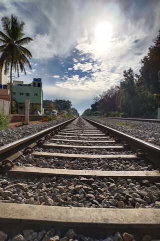 Railway Track Shot