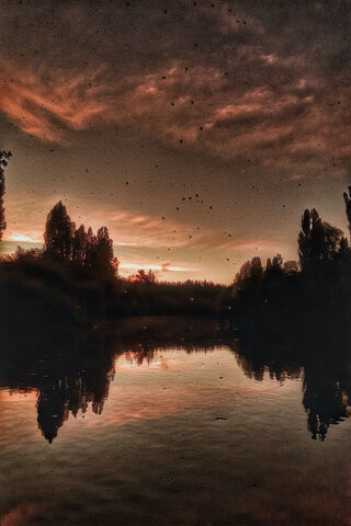 Sunset Serenity at Rio Itata 🌅