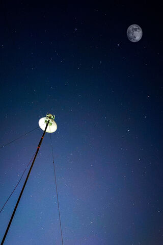 Celestial Harmony: Stars and Moon Unite 🌌🌙