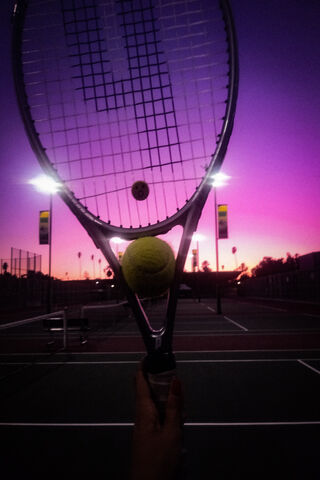 Rallying at Dusk: A Tennis Dream