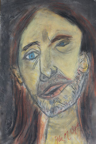 The Soulful Gaze of Thom Yorke 🎶✨