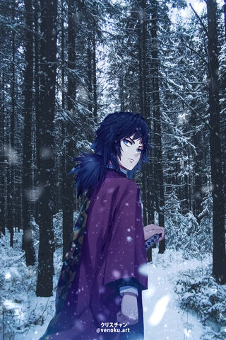 Tomioka Giyuu: The Serene Water Hashira 🌊❄️