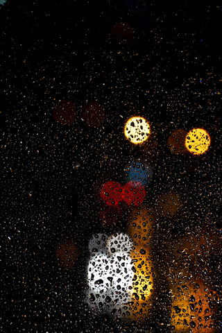 Whispers of Rain: A Glimpse Through the Drops 🌧️✨