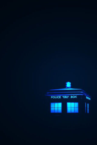 Time Traveler's Beacon: The Blue TARDIS 🚀✨