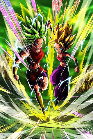 Power Unleashed: Caulifla and Kale in Action! ⚡️💥