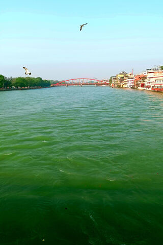 Serenity by the Ganges: Haridwar's Tranquil Waters 🌊✨