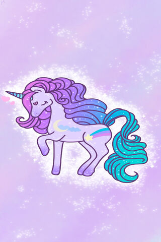 Unicornio Morado