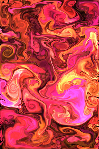 Whirls of Color: A Dance of Ink