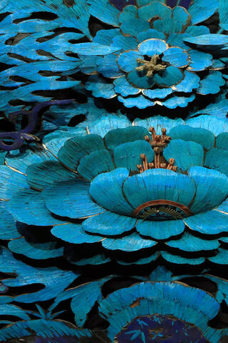 Blooming Blue: The Artistry of OPPO Art Plus 🌸💙