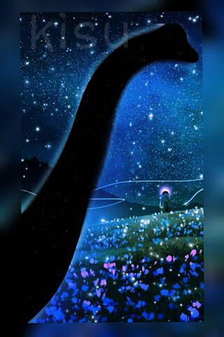 Starlit Dreams of the Branquiosaurio Noche 🌌🦕