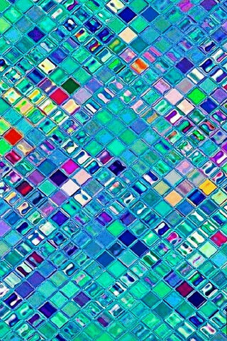 Oceanic Mosaic: A Splash of Color