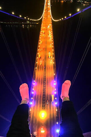Oleg's Thrilling View: A Leap into the Night