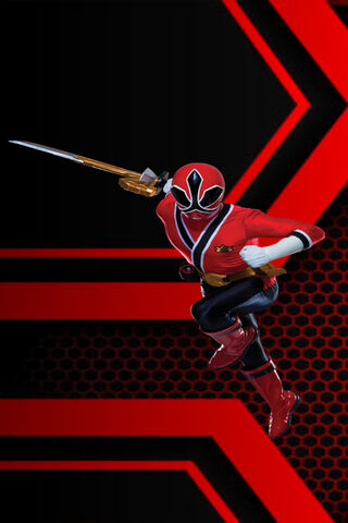 The Fearless Red Samurai Ranger: Guardian of the Realm! 🥷🔴