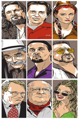 The Iconic Cast of The Big Lebowski 🎳
