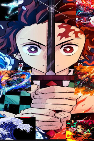 Tanjiro: The Duality of Strength 🌊⚔️