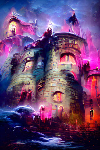 Enchanted Shadows of the Spooky Castle 🏰🌌