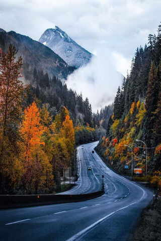Autumn Serenity on the Road to Vancouver 🍂🚗