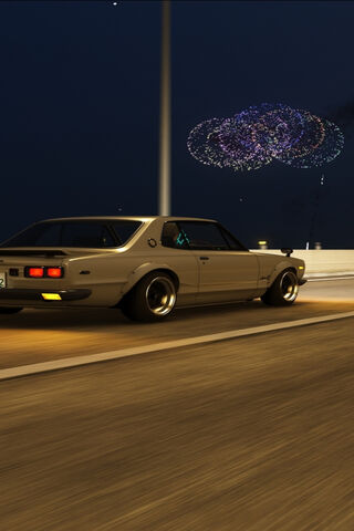 Night Drive with the Legendary Hakosuka GTR 🌌🚗