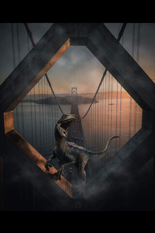 Raptor Roars Over the Cityscape! 🦖🌆