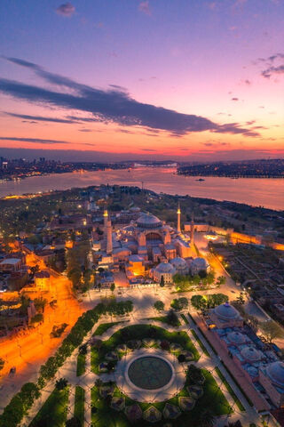 Sunset Serenity at Ayasofya Cami 🌅