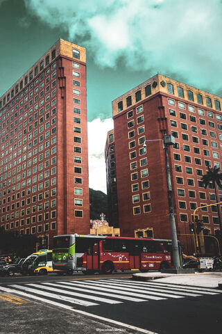 Urban Pulse of Bogotá: A City in Motion 🌆🚌