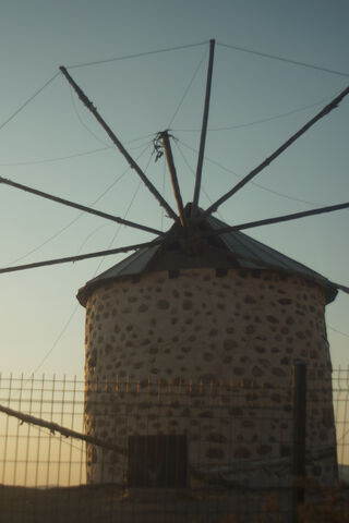 Whispers of the Wind: Bodrum's Historic Mill 🌅
