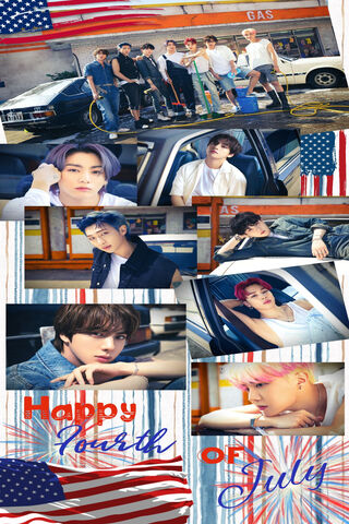 BTS Celebrates Freedom: A Fourth of July Vibe 🇺🇸✨