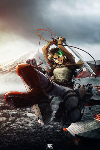 Eren Yeager: The Titan Slayer Unleashed! ⚔️