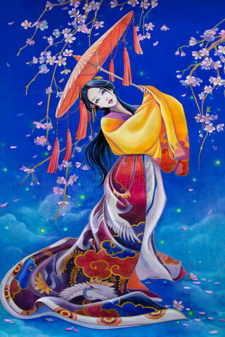 Elegance Under Cherry Blossoms 🌸