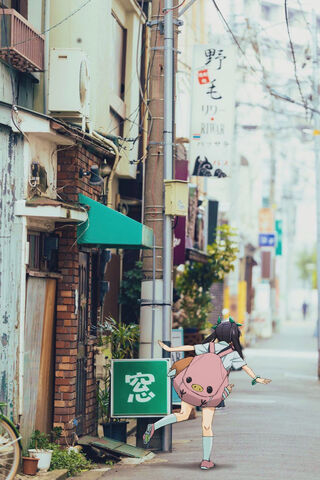 Hachikuji's Whimsical Adventure 🌸✨
