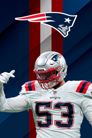 Patriots Power: Kyle VN #53 in Action! 🏈💪