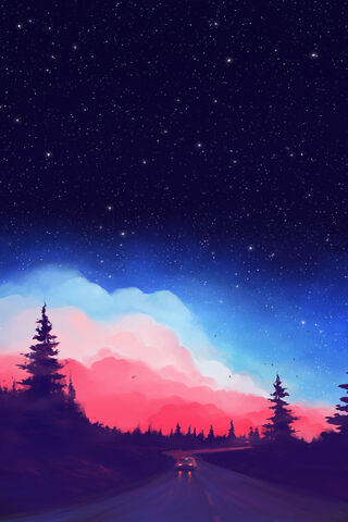 Journey Through the Cosmic Twilight 🌌🚗